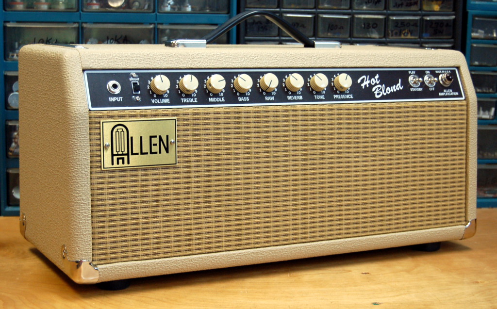 Hot Blond Head by Allen Amplification